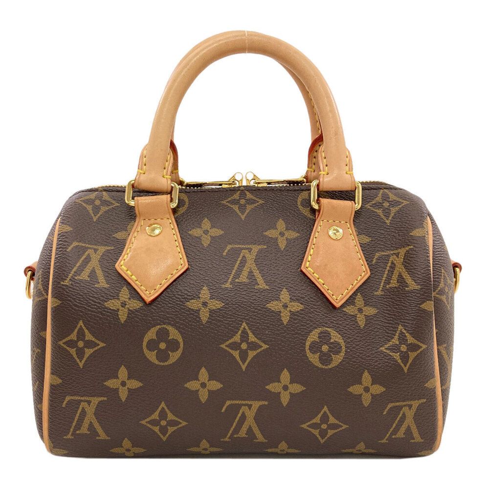 Louis Vuitton Monogram Speedy Canvas Bandoulire Handbag Brown